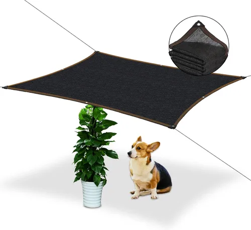 Invernadero vegetal – Tela de sombra – con ojales de 12 x 20 pies, 70% cubierta de jardín para plantas, protección contra el calor, toldo al aire