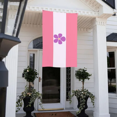 Miniatura 9 de Sapphic - Bandera de orgullo rosa para fiesta de bienvenida al aire libre, decoración exterior para el hogar, casa, jardín, patio, bandera grande