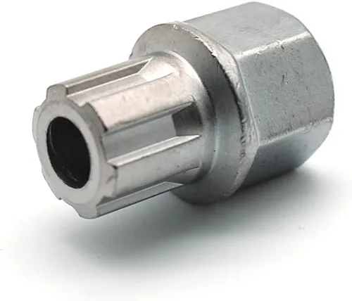 Miniatura 7 de TMAX Abc0/10Pt Bloqueo de rueda Lugnut antirrobo Tuerca Tornillo Eliminación de llave Socket S3057 para Vw Audi