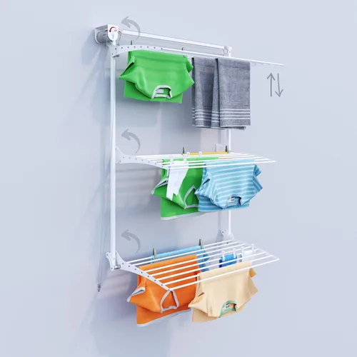 Miniatura 20 de foxydry Aireador vertical de pared de torre para uso en interiores y exteriores (blanco, 59.8 in / 59.8 pulgadas)