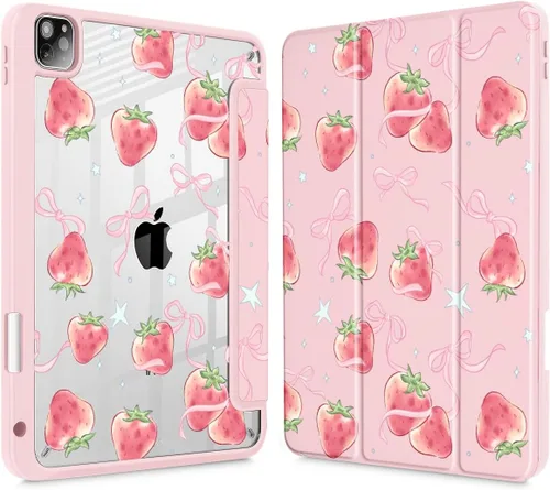 Miniatura 21 de May Chen Funda para iPad Pro de 11 pulgadas M2 de 4ª generación 2022, iPad Pro 11 de 3ª/2ª/1ª generación, Funda con cubierta trasera transparente a