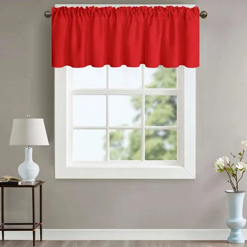 Miniatura 41 de Cortinas de cocina negras Ladity - 2 paneles de cortinas cortas opacas, 36 pulgadas, privacidad, niveles de café, cortinas de granja para ventana