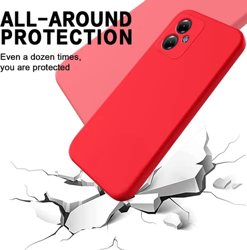 Miniatura 5 de Funda para teléfono Motorola G54 5G, Moto G54, goma de silicona líquida suave de alta calidad para mujeres y hombres, protección de cuerpo completo