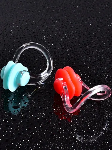 Miniatura 5 de SATINIOR Tapones nasales para natación, clip de nariz, tapón de silicona para natación, surf, protector impermeable para natación y entrenamiento