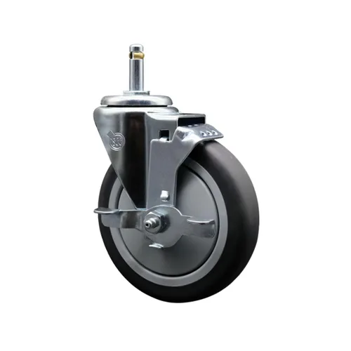 Miniatura 25 de Service Caster Marca – Compatible con/reemplazo para – Carritos de limpieza de conserje – Se adapta a la mayoría de carritos de limpieza Rubbermaid