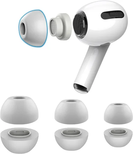 Miniatura 11 de Lanwow - Almohadillas de espuma viscoelástica para AirPods Pro. Almohadillas de silicona sin dolor. Antideslizante. Se adaptan al estuche de carga