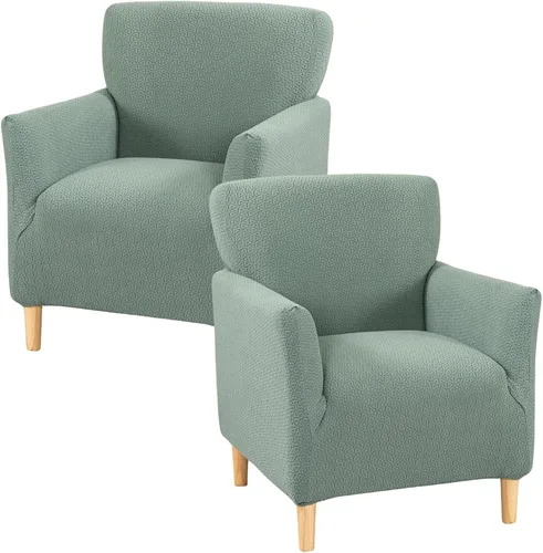 Miniatura 85 de Fundas de jacquard para sillón de banquete, fundas suaves para sillón, fundas elásticas de 1 pieza para sala de estar, funda antideslizante