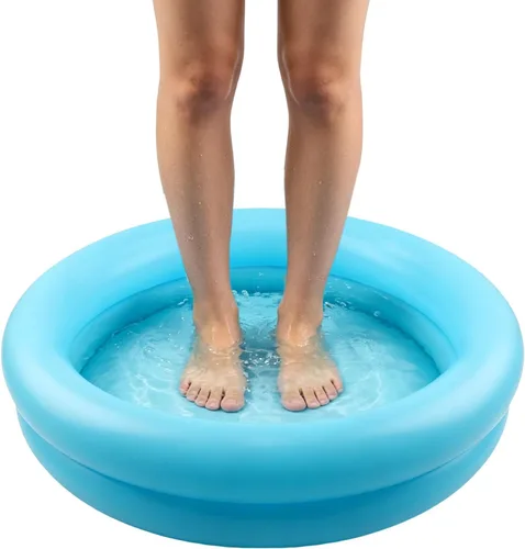 CALIDAKA Pequeñas piscinas inflables inflables para niños, inflables para niños, pequeñas piscinas inflables al aire libre (azul)