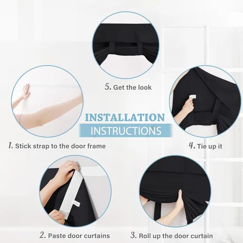 Miniatura 3 de RYB HOME 2 Paneles Cubierta de Ventana de Puerta de Aula, Persianas Opacas para Ventanas y Puertas de Aula Cubierta Persianas de Confinamiento