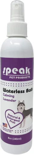Miniatura 8 de Speak Pet Products Spray de baño natural sin agua, para perros, hipoalergénico sin perfume, 8 onzas