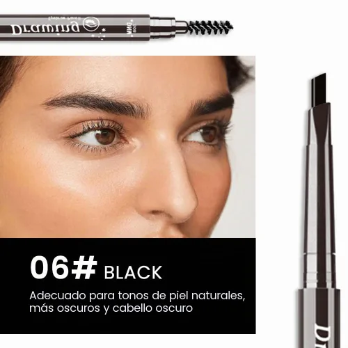 Miniatura 4 de evpct Kit de plantillas de cejas para mujer, kit de maquillaje moldeador de cejas, kit de tinte para plantillas de cejas para mujeres