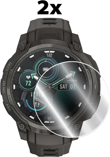 Miniatura 2 de IPG AMOLED Smartwatch Protector de pantalla de hidrogel para Garmin Instinct Crossover (2 unidades) Invisible HD Clear Film Anti-Scratch Protector