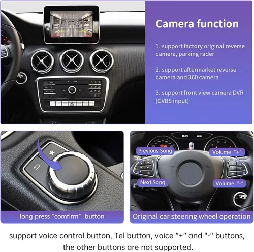 Miniatura 5 de Road Top Kit de reacondicionamiento automático inalámbrico CarPlay y Android para Mercedes-Benz NTG5.0/5.1/5.2 (2015-2018)
