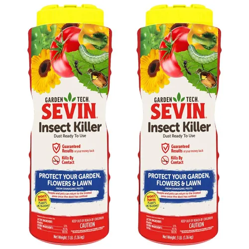Garden Tech - Polvo mata insectos Sevin - 1 libra (paquete de 2)