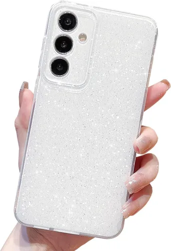 Miniatura 58 de MINSCOSE Compatible con Samsung Galaxy S22 Plus Case, Bonito Color Neón Brillante, con Purpurina Brillante Delgada Resistente a Golpes de Silicona