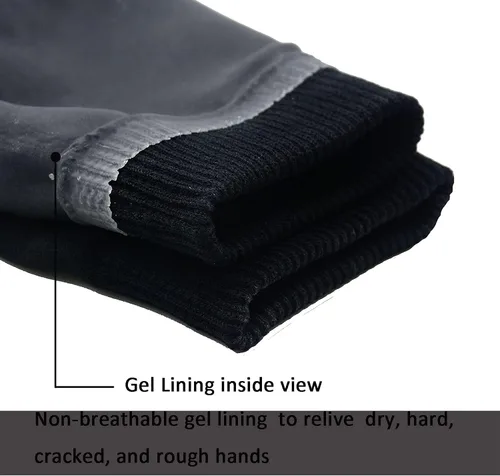 Miniatura 2 de Guantes de gel hidratante para aliviar el eccema y las manos secas, ásperas y agrietadas, forro de gel termoplástico con aceites esenciales