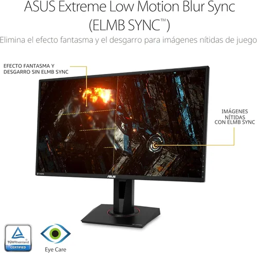 Miniatura 3 de ASUS TUF Gaming Monitor para juegos 2K HDR de 27 pulgadas (VG27AQ) - QHD (2560 x 1440), 165Hz (soporta 144 Hz), 1 ms, desenfoque de movimiento