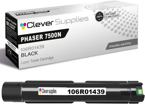 Miniatura 130 de CS compatible Xerox Phaser 6510/WorkCentre 6515 (106r03480) 2 cartuchos de tóner negro para Phaser 6510, WorkCentre 6515 2 negro