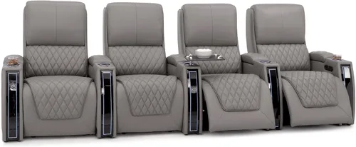Miniatura 125 de Seatcraft Apex Zero-Gravity CoolZero - Asiento de cine en casa de cuero italiano, reposacabezas eléctrico, lumbar eléctrico, reclinable eléctrico