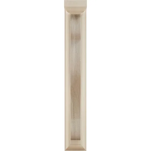 Miniatura 2 de Ekena Millwork BKT01X06X08BURW Soportes de madera de baluarte, 1 1/2 pulgadas de ancho x 6 pulgadas de profundidad x 8 1/2 pulgadas de alto, madera