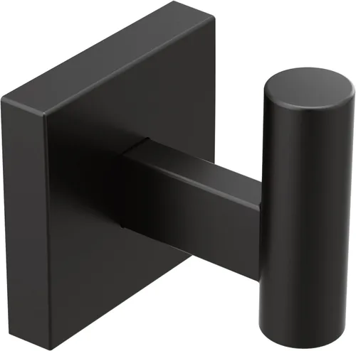 Miniatura 2 de Moen Triva BP1803BL - Gancho individual para toalla o bata, color negro mate