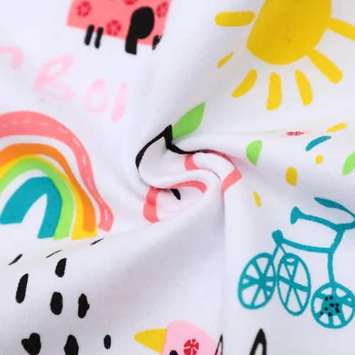 Miniatura 3 de HILEELANG Sudaderas de algodón para niña, estilo casual, cuello redondo, manga larga, suéter