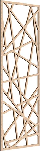 Miniatura 47 de Conway Paneles de pared decorativos de madera con calado, 9 3/8 pulgadas de ancho x 24 3/8 pulgadas de alto x 1/4 de alto, aliso