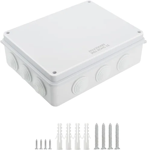 Miniatura 9 de LeMotech Caja de conexiones, plástico ABS IP55 resistente al agua y al polvo, caja eléctrica universal, caja de proyectos para exteriores e