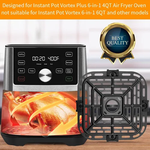 Miniatura 3 de Piezas de repuesto para freidora de aire Instant Pot Vortex Plus 6 en 1, horno freidora de aire de 4 cuartos de galón, 7.5 x 7.5 pulgadas cuadrada