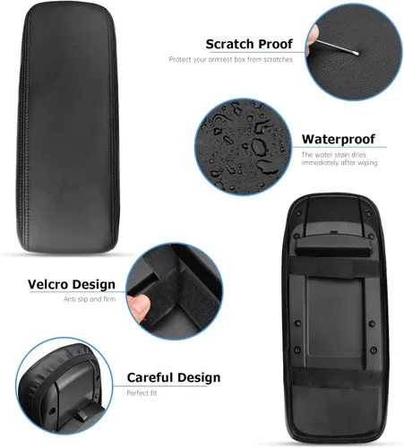Miniatura 4 de INTGET Funda de consola central para Chevrolet/Chevy Trailblazer 2025 2026, accesorios 2021 2022 2023 2024 para reposabrazos de automóvil, protector