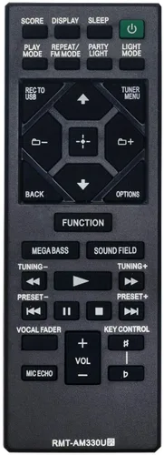 Nuevo RMT-AM330U reemplazo de control remoto para Sony Audio MHC-M20 MHC-V21 MHC-V50 MHC-V50 MHC-V71