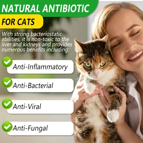 Miniatura 2 de Antibióticos para gatos, antibióticos para inyecciones para gatos, antibiótico natural para gatos para alivio inmune y de alergias, alivio