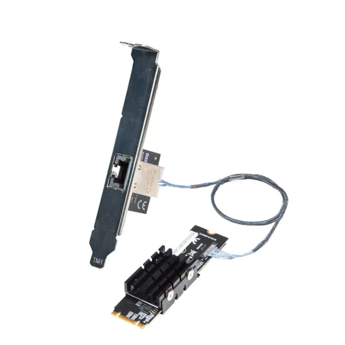 Miniatura 13 de IO CREST Tarjeta Ethernet de 4 Puertos Gigabit M.2 Clave M+B SI-PEX24092