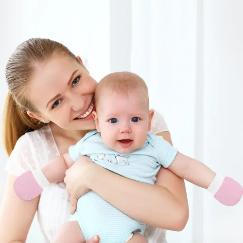 Miniatura 2 de ONESING 6-20 pares de guantes de bebé sin arañazos 0-6 meses, guantes esenciales para bebés recién nacidos, niños y niñas