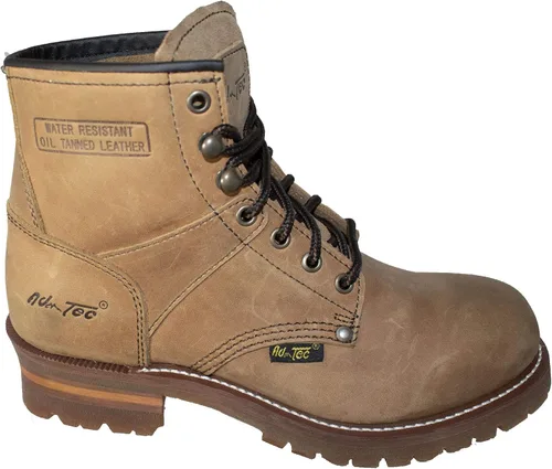 Miniatura 2 de AdTec - Botas de trabajo de piel para mujer (6.0in), color marrón