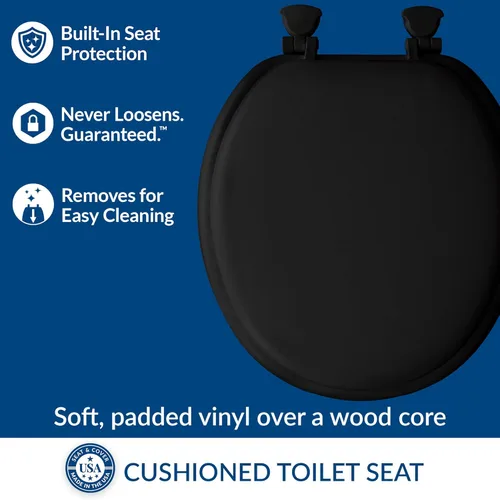 Miniatura 2 de Asiento de inodoro Mayfair Negro