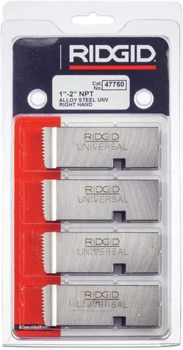 Miniatura 2 de RIDGID 47750 Troqueles de máquina roscadora, muere de tubo NPT de aleación para diestros con tamaño nominal de tubo de 1 pulgada a 2 pulgadas