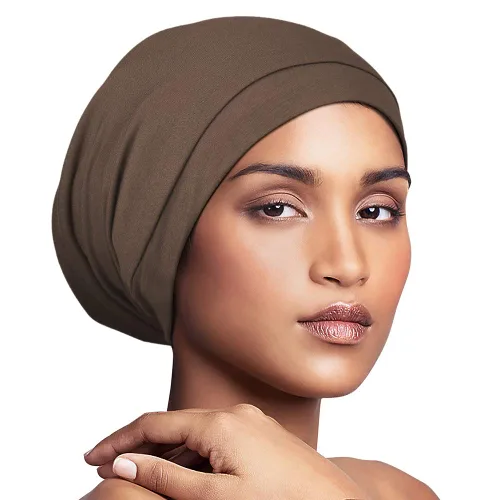 Miniatura 26 de Alnorm - Gorro con forro de satén y suave banda elástica para hombres y mujeres, talla única Se ajusta a la mayoría