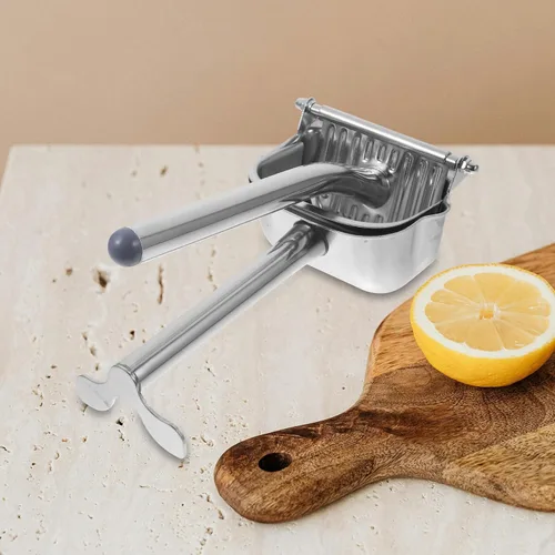 Miniatura 6 de VICASKY Exprimidor manual de frutas de acero inoxidable para la cocina del hogar, exprimidor de cítricos fácil de apretar, práctico extractor