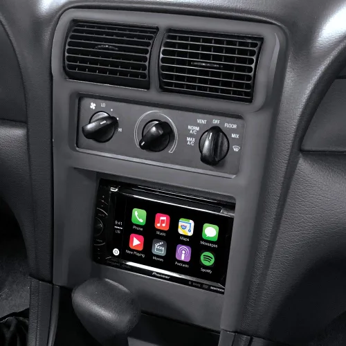 Miniatura 4 de Metra 95-5703B Kit de tablero doble DIN + combo de arnés amplificado para Ford Mustang 1994-2000 selecto