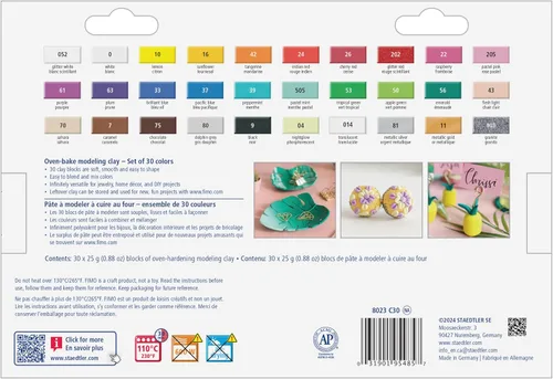 Miniatura 2 de STAEDTLER FIMO Soft Oven-Bake Polymer Modeling Clay: Kit de inicio de 30 piezas para joyería, escultura y manualidades para principiantes