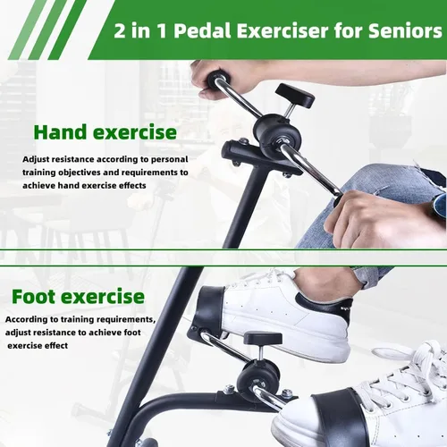 Miniatura 3 de Pedal Exerciser Bike for Seniors Hand Arm Leg and Knee Stroke Recovery Equipment for Seniors fit for Full Body Great Gift for Elderly RehabWorkout