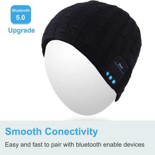 Miniatura 9 de Rotibox - Gorro inalámbrico con Bluetooth para deportes al aire libre, regalo de Navidad.