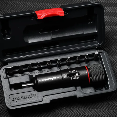 Miniatura 2 de EPAuto Destornillador manual para armas de fuego Engranajes de bicicleta, 10-65 pulgadas/Lbs - 10 bits, negro