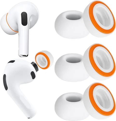 Miniatura 9 de KASOTT 2025 Actualizado para AirPods Pro 3 Puntas de Oído Híbridas de Espuma Viscoelástica y Silicona, Máxima Comodidad, Puntas Antideslizantes