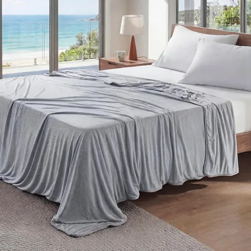 Miniatura 23 de Bedsure - Manta refrescante para personas que tienen calor al dormir, para habitación de niñas y niños, cobija fresca, ropa de cama ligera