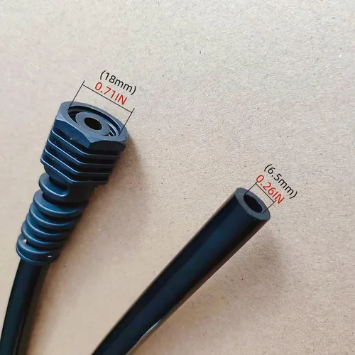 Miniatura 6 de Manguera alternativa engrosada de PVC para mochila, manguera de salida de bomba de agua de jardín, incluye tuercas de fijación y abrazaderas