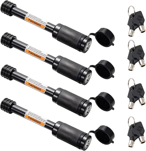 Miniatura 9 de CZC AUTO - Cerradura para receptor de enganche de automóvil, con pasador de 5/8 pulgadas para receptor de clase III IV de 2 y 2-1/2 pulgadas