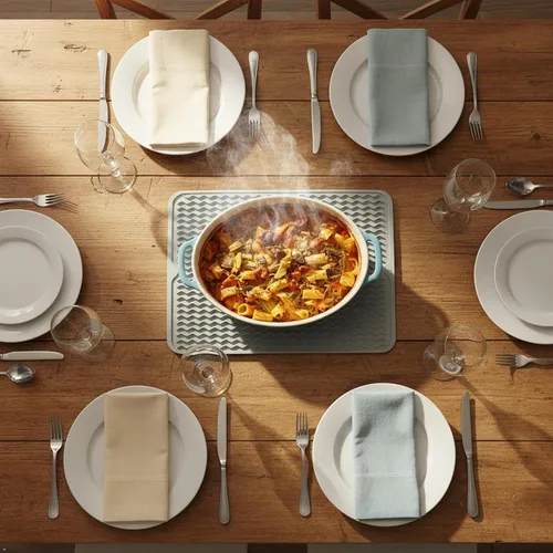 Miniatura 9 de Tapete de secado de silicona de 16 x 12 pulgadas, tapete antideslizante gris para encimera de cocina, almohadilla de platos resistente al calor