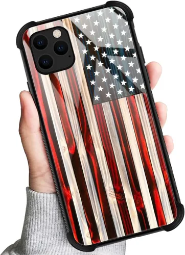 Miniatura 6 de Funda compatible con iPhone 13, fundas para mujeres y niñas, Old Glory Traditional American Flag Old Glory - Bandera estadounidense tradicional